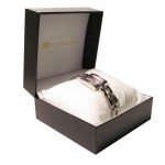 Elegant Watch Box w/ White Pillow Custom Imprinted