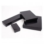Custom Imprinted Jewelry Boxes (3.063"x2.125"x1") (Black Arcadia)