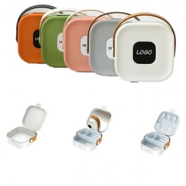 Custom Imprinted Jewelry Organizer Box with Compartments and Mirror Options