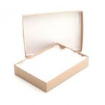 Custom Printed Natural Kraft Krome Jewelry Box (5 1/4" x 3 3/4" x 7/8")