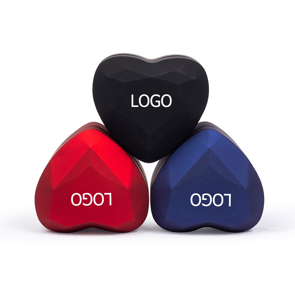 Logo Branded Heart Shape LED Light Jewelry Box For Rings And Necklace Logo Branded Heart Shape LED Light Jewelry Box For Rings And Necklace
