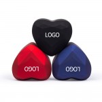 Logo Branded Heart Shape LED Light Jewelry Box For Rings And Necklace