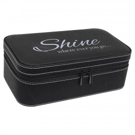 7.5" x 4.5" Leatherette Jewelry Box Custom Printed  7.5" x 4.5" Leatherette Jewelry Box Custom Printed