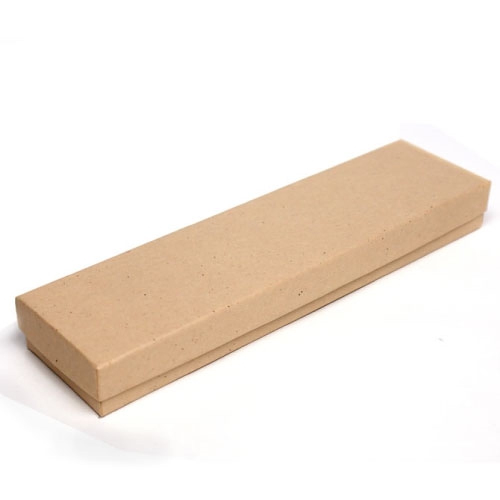 Logo Branded Jewelry Boxes (8"x2"x.875") (Tan Kraft) Logo Branded Jewelry Boxes (8"x2"x.875") (Tan Kraft)
