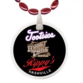 Mini Football Shaped Mardi Gras Beads with Decal on Disk Custom Printed  Mini Football Shaped Mardi Gras Beads with Decal on Disk Custom Printed