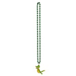 Logo Branded Beads w/Bobble Alligator Medallion