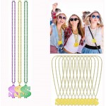 Custom Printed Dollar Sign Party Beads Necklace