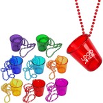 Shot Glass Bead Necklace Custom Imprinted