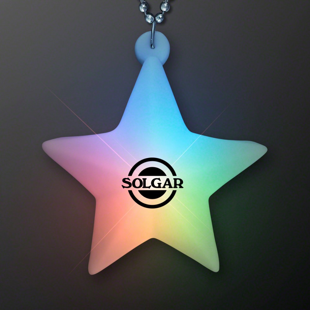 Shining Star Deco Light Necklace Custom Imprinted Shining Star Deco Light Necklace Custom Imprinted