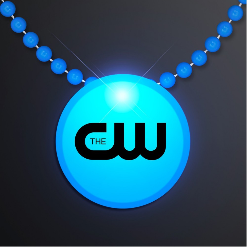 Led Circle Badge With Pin Custom Imprinted