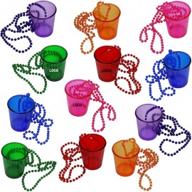 Custom Printed Plastic Shot Cup Necklace