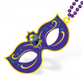 Custom Printed 33" Beads w/ Custom Shaped/Printed Mask