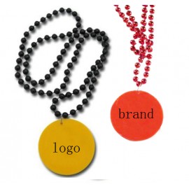Beads with Medallion Custom Imprinted
