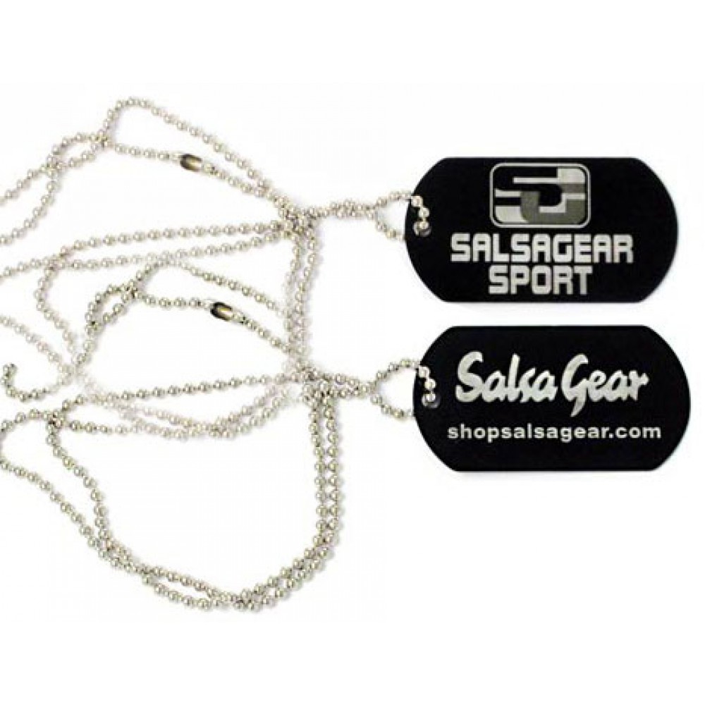 Logo Branded Dog Tag w/ 24" Beaded Neck Chain Logo Branded Dog Tag w/ 24" Beaded Neck Chain