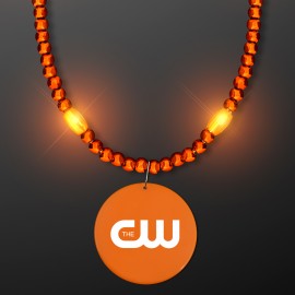 Custom Printed Outrageous Orange LED Light Beads - Domestic Imprint