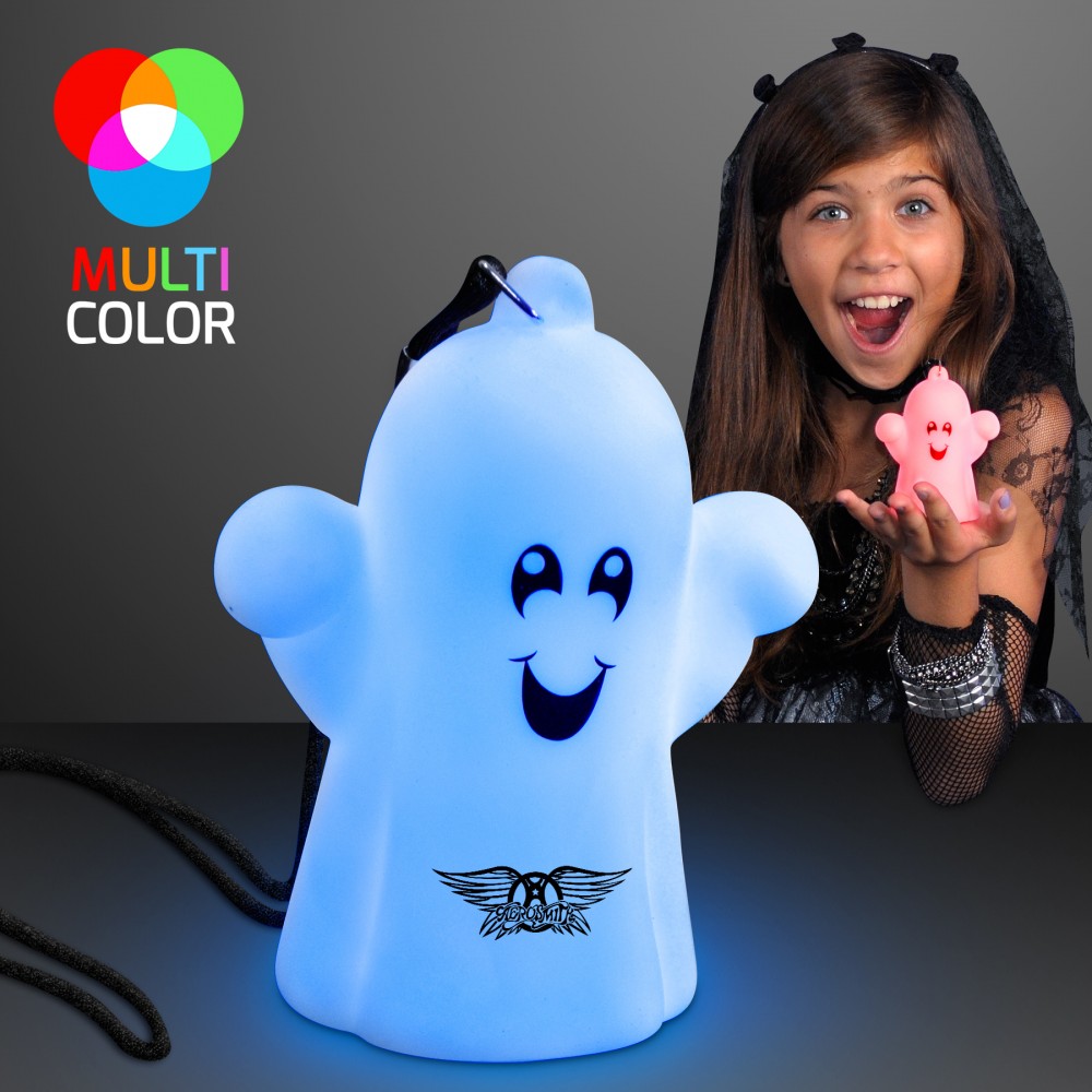 Logo Branded Multicolor Color Change Soft Ghost Necklace