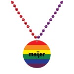 Pride Medallion Beads Custom Printed