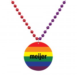 Pride Medallion Beads Custom Printed  Pride Medallion Beads Custom Printed