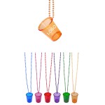Custom Imprinted Wine Glass Beaded Party Necklace