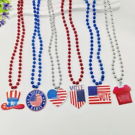 Independence Day Necklace Logo Branded