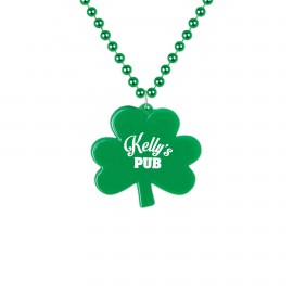 Shamrock Medallion Beads Custom Imprinted