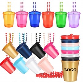 Custom Imprinted Shot Glass Bead Necklace