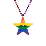Custom Printed Star Pride Medallion Beads