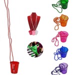 Custom Printed Necklace w/Shot Glass