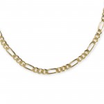 18 in 10 Karat Gold Chain (3 Small Links, 1 Large Link) Custom Printed