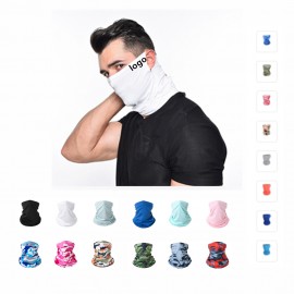 Custom Printed Ice Silk Neck Gaiter Face Bandana Mask  Custom Printed Ice Silk Neck Gaiter Face Bandana Mask