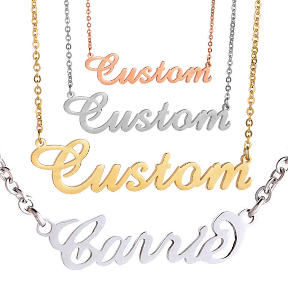 Custom Imprinted Stainless Steel Custom Jewelry Necklace Custom Imprinted Stainless Steel Custom Jewelry Necklace