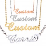 Custom Imprinted Stainless Steel Custom Jewelry Necklace
