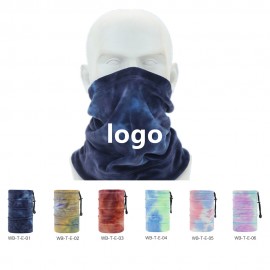 Tie Dye Fleece Neck Gaiter Custom Imprinted  Tie Dye Fleece Neck Gaiter Custom Imprinted