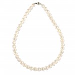 Logo Branded Pearl Necklace