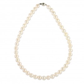 Logo Branded Pearl Necklace
