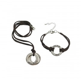 Custom Printed Lifesaver Necklace-Bracelet Set