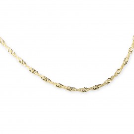 18" 10 Karat Gold Chain (Stacked Gold) Logo Branded