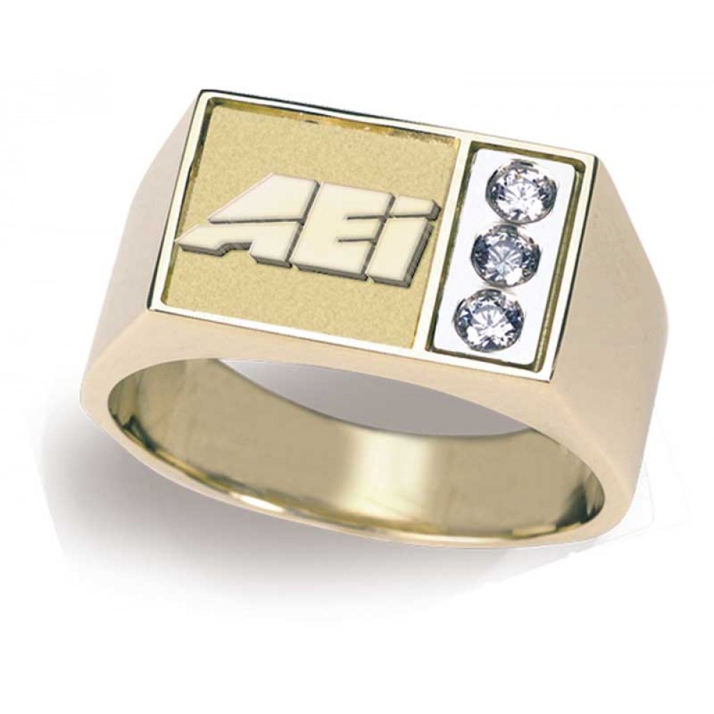 Ladies' Custom Rectangular Top Ring Custom Imprinted Ladies' Custom Rectangular Top Ring Custom Imprinted