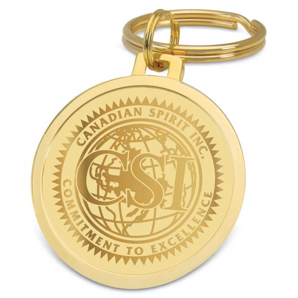 Custom Engraved Split Wire Key Ring in a K Award Presentation Box Custom Engraved Split Wire Key Ring in a K Award Presentation Box