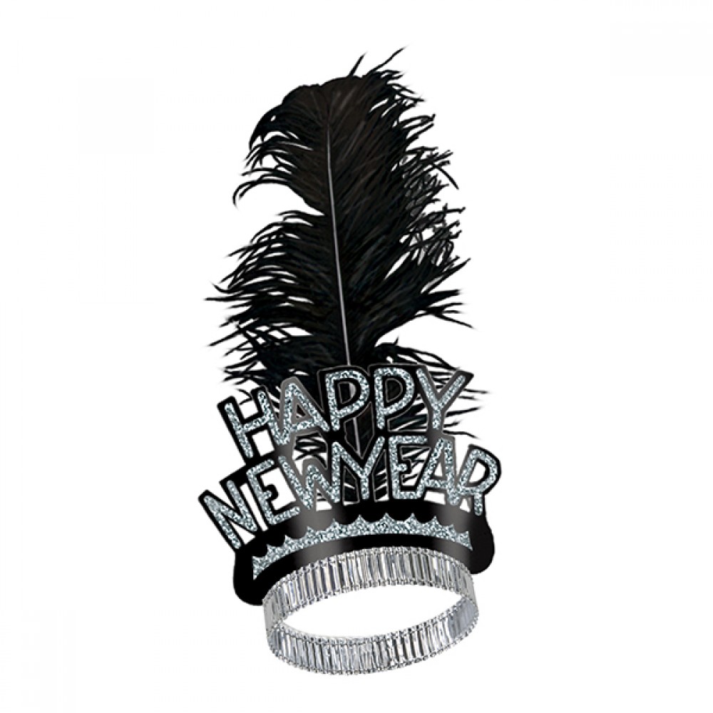 Custom Engraved Black & Silver Swing Glittered Tiara Custom Engraved Black & Silver Swing Glittered Tiara