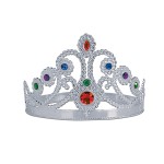 Custom Engraved Plastic Jeweled Queens Tiara