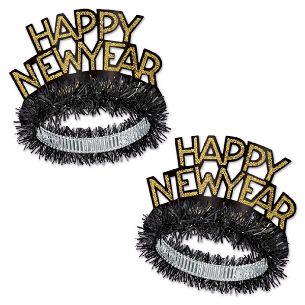 Logo Branded Happy New Year Regal Tiara Logo Branded Happy New Year Regal Tiara