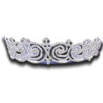Logo Branded Queen Tiara w/ Spires (2 1/4" High)
