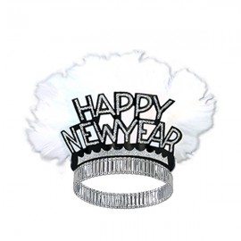 Happy New Year Bird Of Paradise Tiaras Custom Engraved