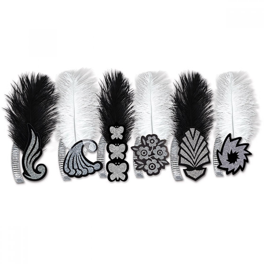 Logo Branded Black & White Roaring 20's Tiaras Logo Branded Black & White Roaring 20's Tiaras