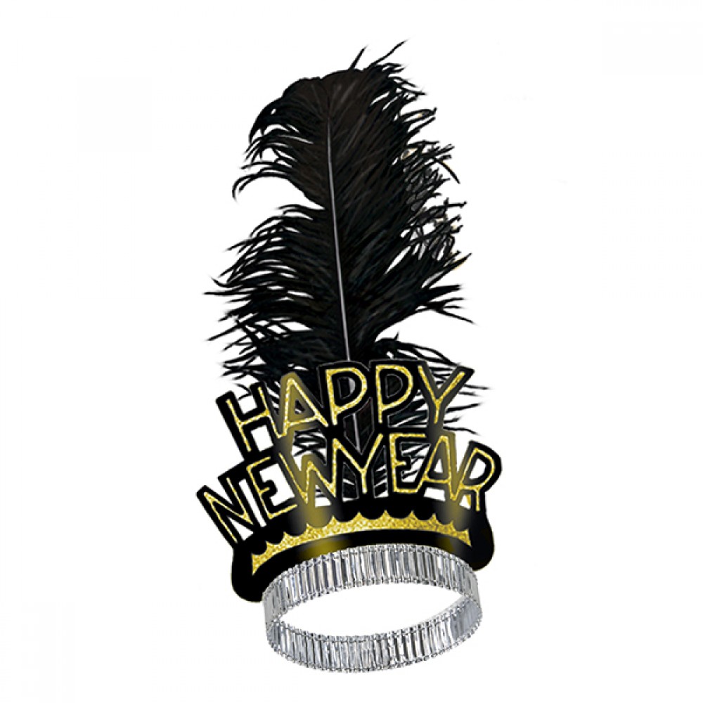 Black & Gold Swing Glittered Tiara Logo Branded Black & Gold Swing Glittered Tiara Logo Branded