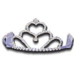 Double Heart Tiara (2 3/4" High) Logo Branded