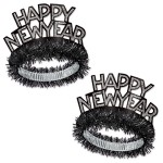 Happy New Year Regal Tiara Custom Engraved