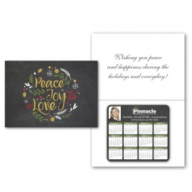 Greeting Card with Magnetic Calendar Custom Printed  Greeting Card with Magnetic Calendar Custom Printed