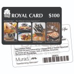 Custom Imprinted Gift Card With Barcode or Variable Data